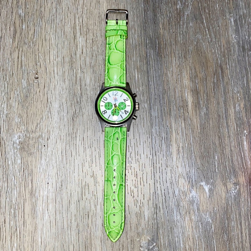Dooney & Burke Watch Neon snake green